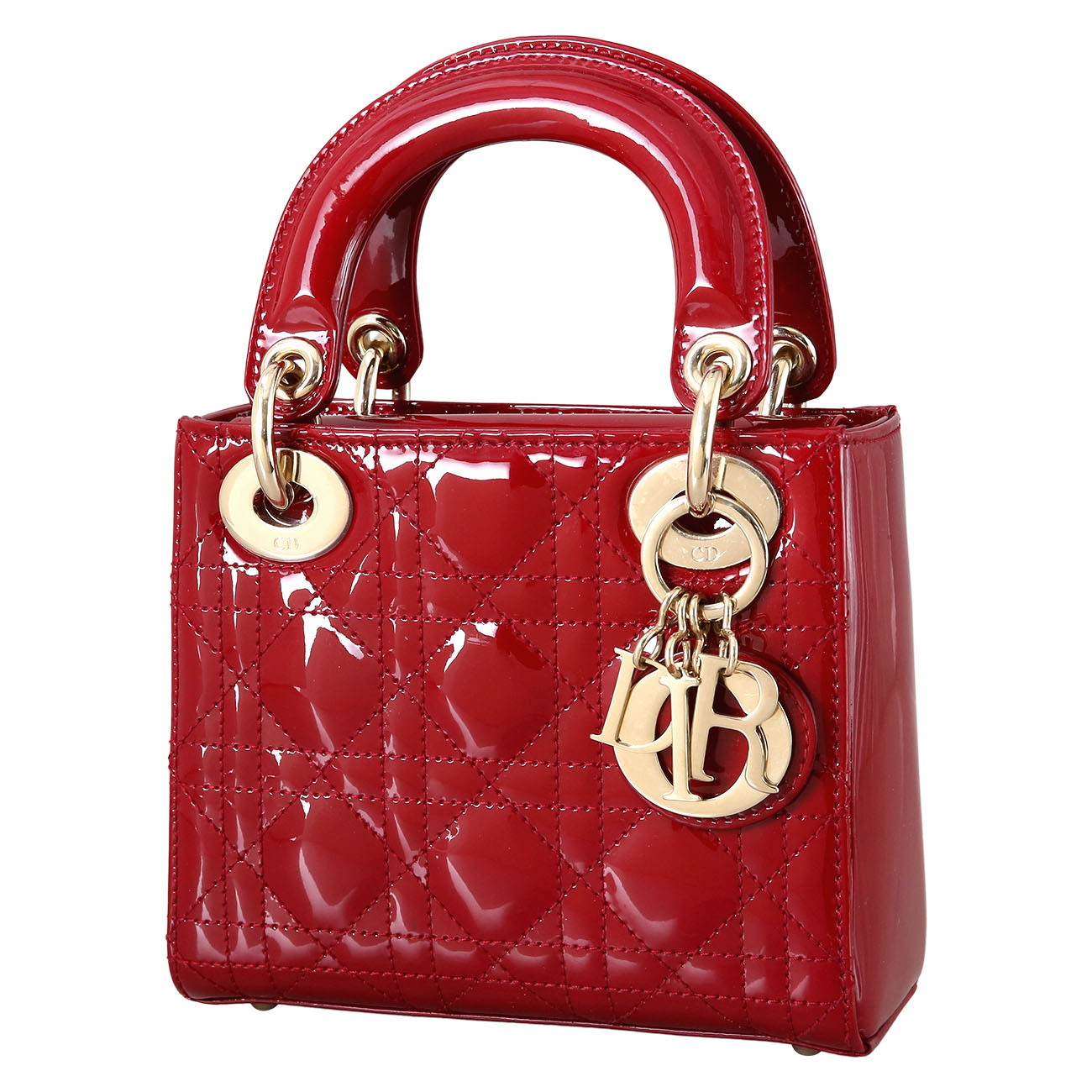 CHRISTIAN DIOR(USED)크리스찬디올 레이디디올 페이던트 미니백